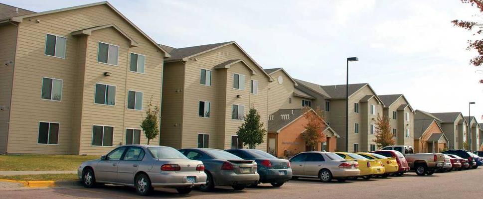 Exterior of student apartments